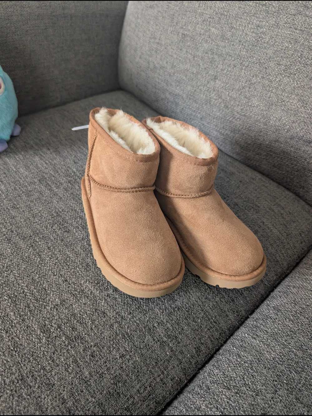 UGG Kids Chestnut Suede Classic Short Boot